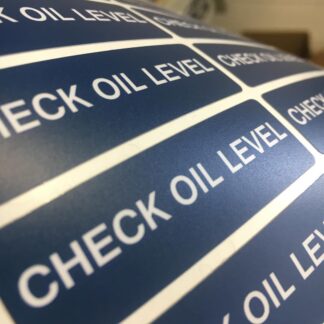 Laminated Durable Waterproof Vinyl Labels