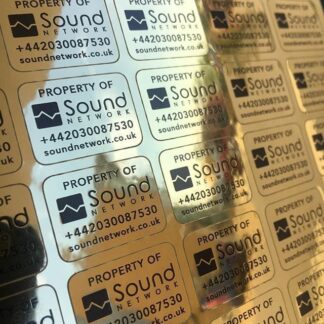Gold Labels - Metallic Polished Finish
