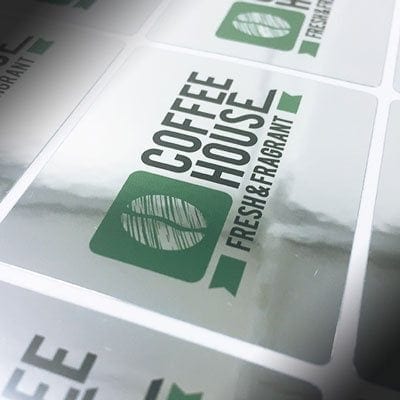 Silver Labels - Metallic Polished Finish