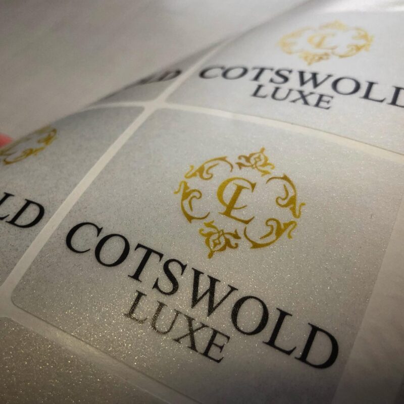 Our frosted vinyl has a crystal etch effect, which looks great on glass, windows, candles etc! #frostedlabels #frostedvinyl