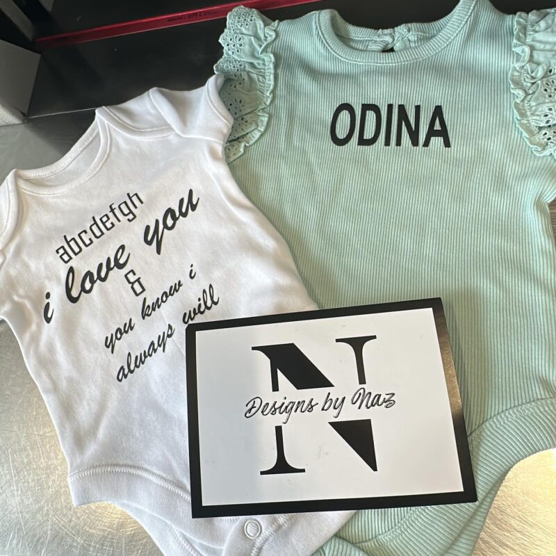 We have the best clients!! Thank you designsbynaz for the lovely gift for our new baby daughter! Totally
