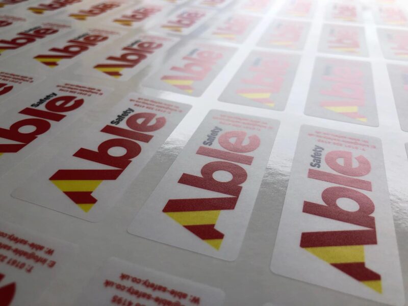 Clear Matt > clear gloss! Our clear waterproof vinyl labels work so well on a wide variety of
